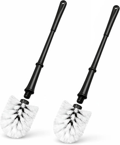 VON STEINEICH® Klobürste Schwarz 2er Set | WC Bürste ohne Halterung, Toilettenbürste mit stabilem Griff, langlebig & hygienisch, für WC, Bad & Gäste-WC | robuste WC Reinigung Bürsten im Doppelpack