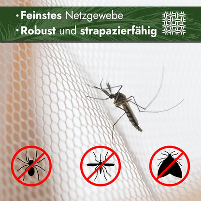 VON STEINEICH® Moskitonetz [Reise] Handliches Reise Moskitonetz | 220cm x 170cm | Super leicht und praktisch (inkl Karabinerhaken)