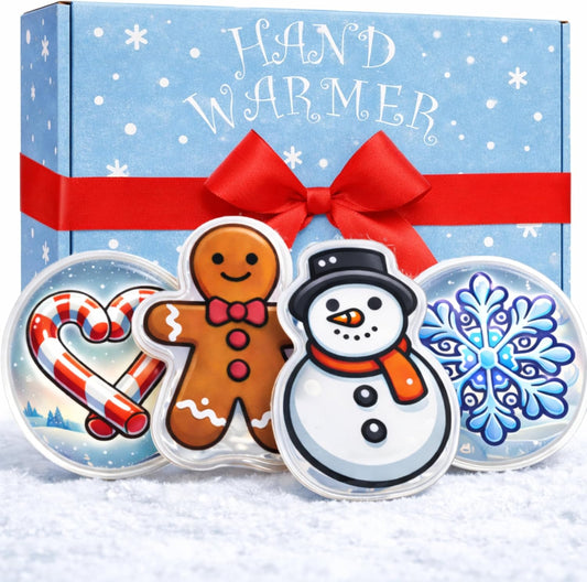 VON STEINEICH® 4x Taschenwärmer Set – Handwärmer zum Knicken – Süße Wintermotive – Wiederverwendbar – Geschenkidee zu Weihnachten, Adventskalender, Wichtelgeschenk & Nikolaus