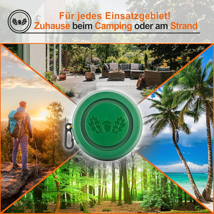 VON STEINEICH® Automatische Camping Wäscheleine [10m] mit Aufroll-Automatik | Ausziehbar & Unzerreißbar