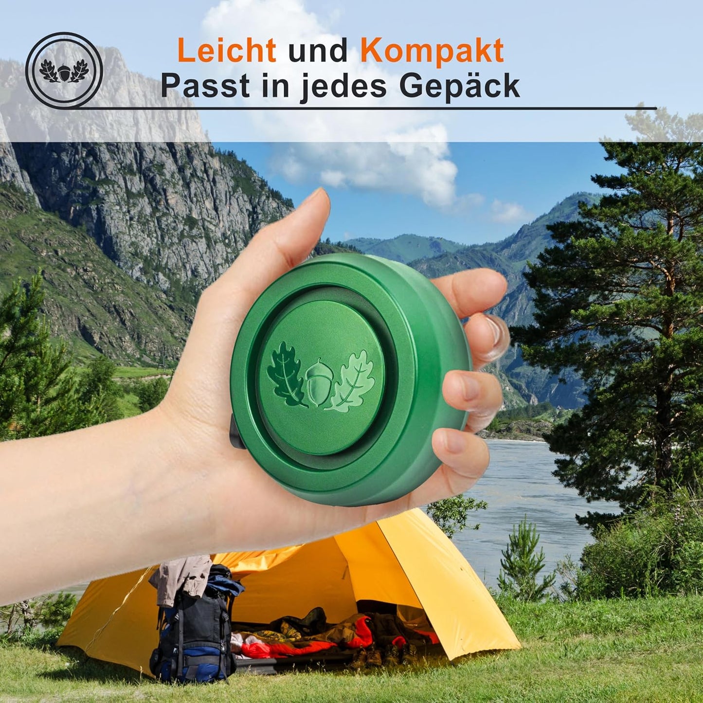 VON STEINEICH® Automatische Camping Wäscheleine [10m] mit Aufroll-Automatik | Ausziehbar & Unzerreißbar